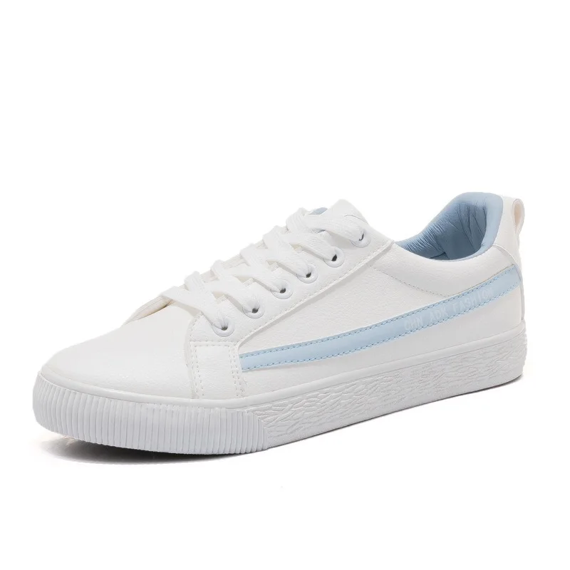 Women Sneakers 2018 Fashion Breathble Vulcanized Shoes Pu leather Platform Lace up Casual White Tenis Feminino Zapatos De Mujer | Обувь