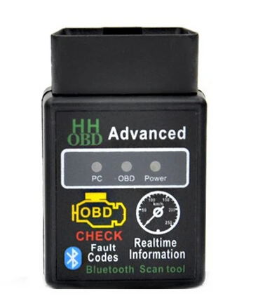 Лучший сканер HH Elm327 V1.5 bluetooth OBD2 с чипом 25K80 Bluetooth ELM 327 Инструмент для диагностики
