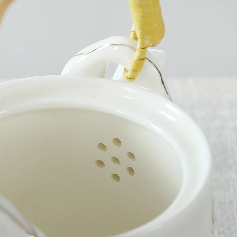 500 мл большой емкости японский стиль балка чайный горшок Слива пуэр керамическая