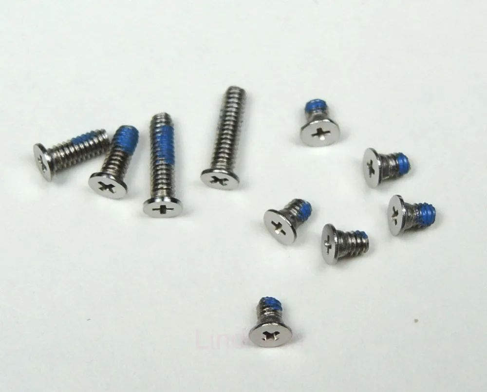 10 компл./Лот Нижняя задняя крышка корпуса Винты Набор запасных частей для Macbook Air