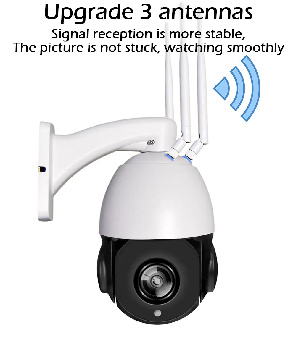 YSA 1080P HD PTZ IP камера 4G 3g SIM SD карта купольная Wifi камера безопасности Открытый 22X оптический зум ночное видеонаблюдение