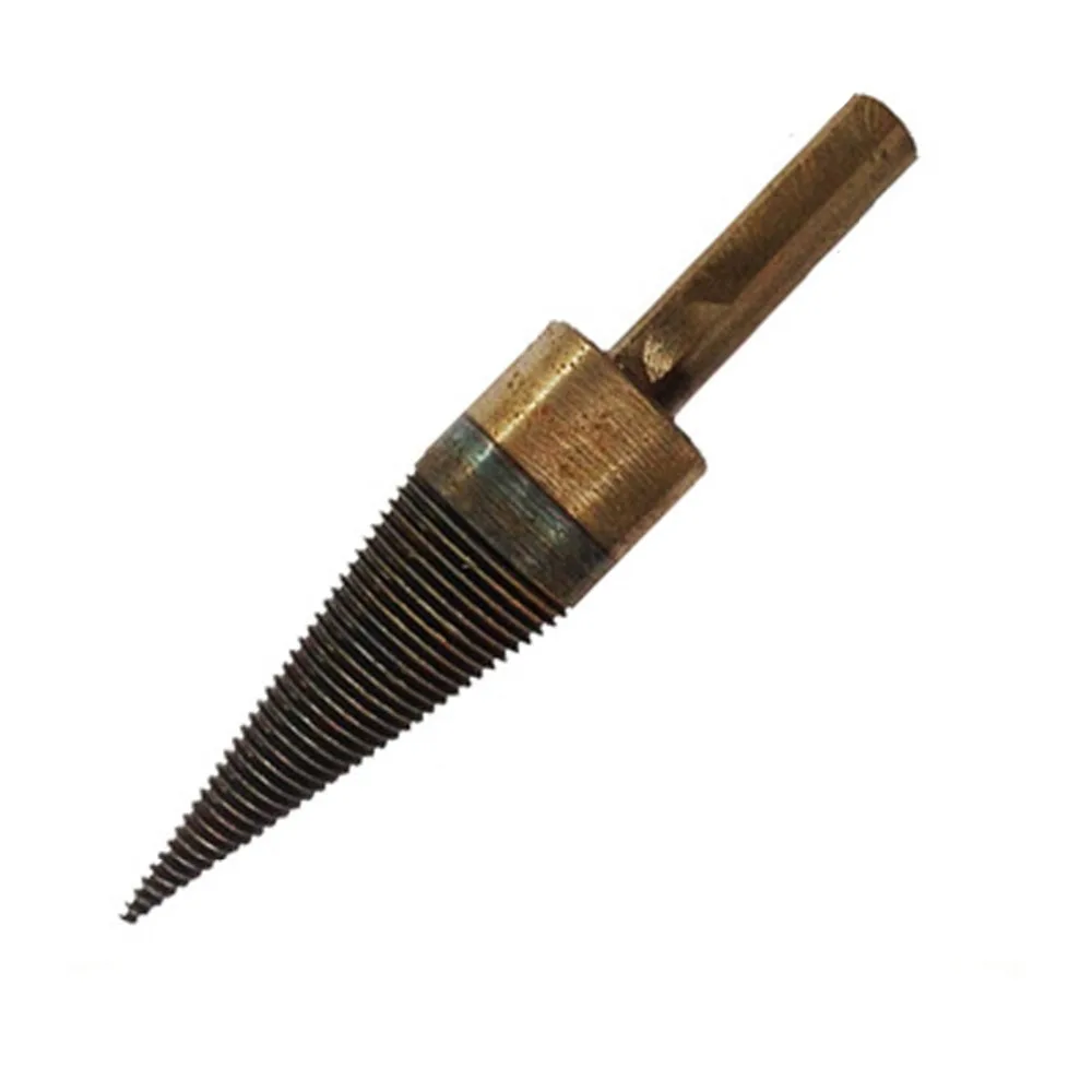 Small type splitting bit Fast wood splitting rural safe wood breaker tool efficient Splitting wood cone household use drill