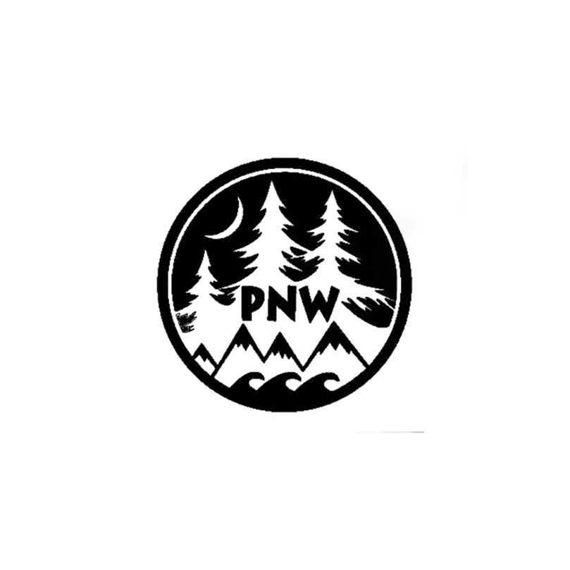 PNW горы Наклейка Искусство Прайд автомобильные наклейки бампер