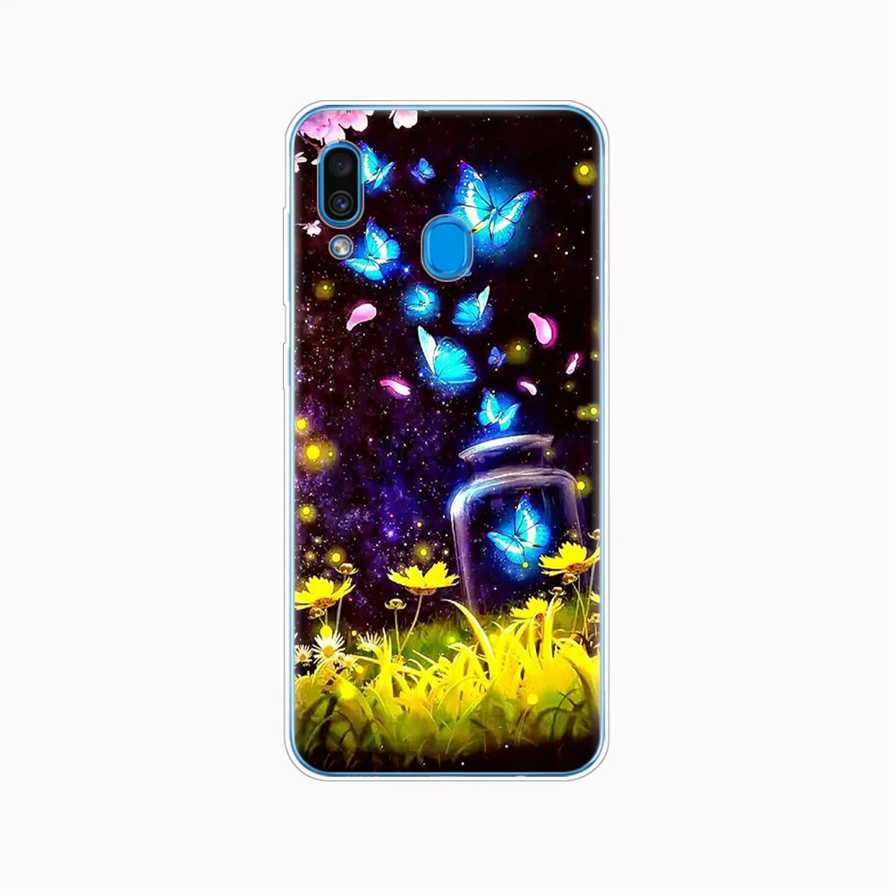 52244 Чехол для Samsung Galaxy A20 A20E, силиконовый мягкий чехол для Samsung A20 A 20 A205F A20E A202F, противоударный бампер - Цвет: 52244