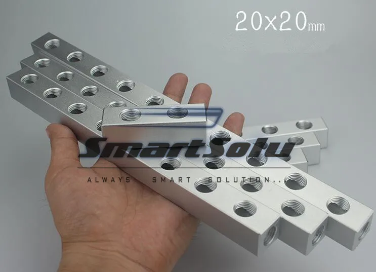 Бесплатная доставка Все 1/4 &quot20*20 мм Алюминиевый Быстрый фитинг воздушный шланг