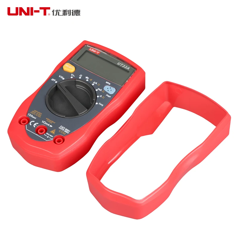 Вольтметр Амперметр Ом Измерительный Цифровой мультиметр UNI-T UT33A с ЖК-дисплеем |