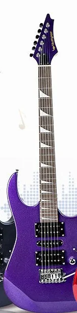 6 струн электрогитары палисандр гриф липа гитары ra с Gig Bag для начинающих или профессионального представления рок - Цвет: Лаванда