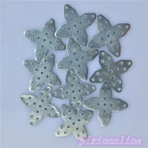 Лист железный крестообразный с несколькими отверстиями, диаметр 2,05 мм, 10 шт.