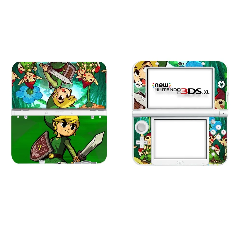 Легенда о Зельде виниловая наклейка на кожу Наклейка для нового 3DS XL Скины Наклейка s для нового 3DS LL виниловая Защитная Наклейка