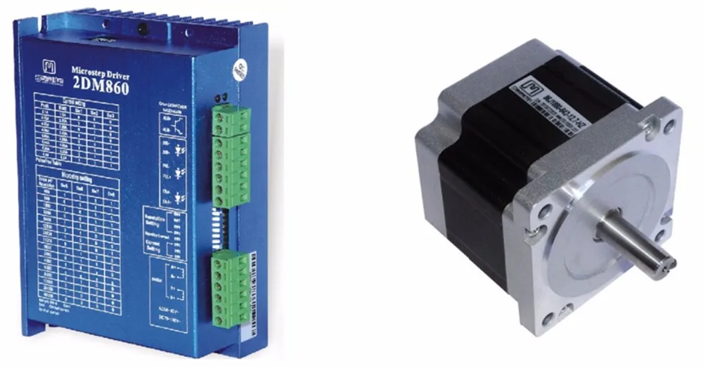 NEMA34 635 нм озин гибридный шаговый двигатель драйвер комплект 2 фазы 30 80VDC для