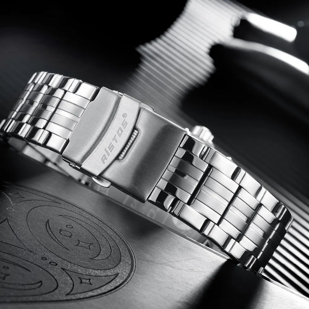 Мужские Цифровые Аналоговые наручные часы RISTOS модные мужские