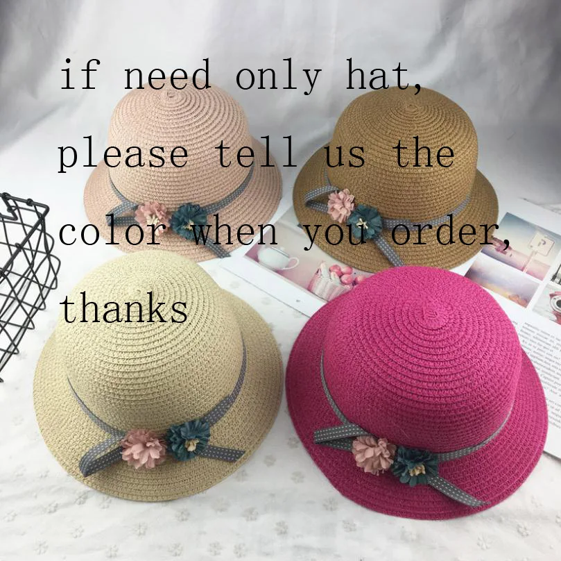 only hat 1 Doitbest Высокое качество для мальчиков и девочек соломенные шляпы цветы летние шляпы от солнца для детей Детские пляжные шляпы складной солнцезащитный крем включая сумку - Цвет: only hat 1