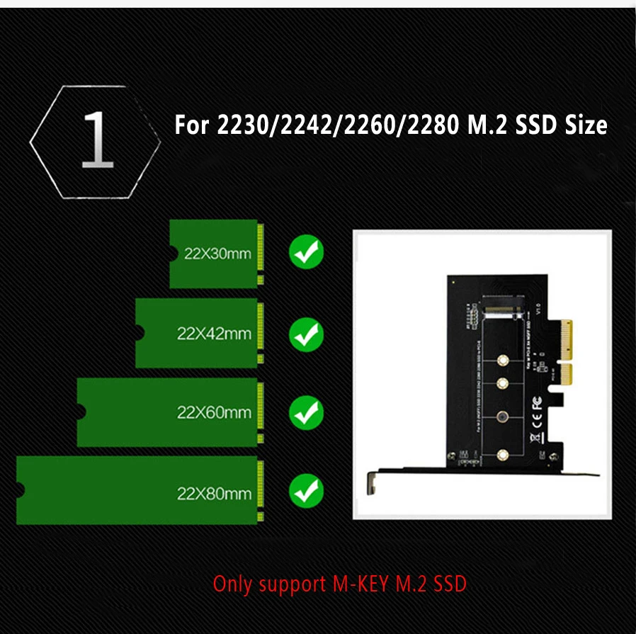 PCIe на SATA адаптер M2 NGFF SSD NVME M ключ B к PCI-e 3,0X4X8X16 размер 2230~ 2280 M.2 SSD Контроллер конвертер карты