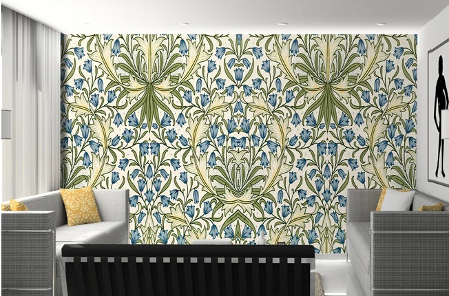 Объемная большая настенная роспись на заказ красивая антикварная ручная для