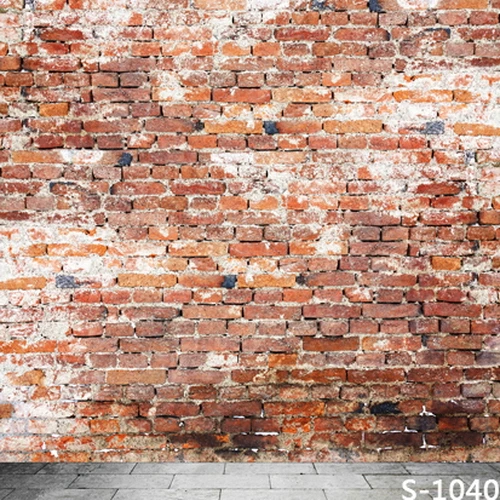 Состаренные фоны для фотосъемки с красными кирпичными стенками домашних