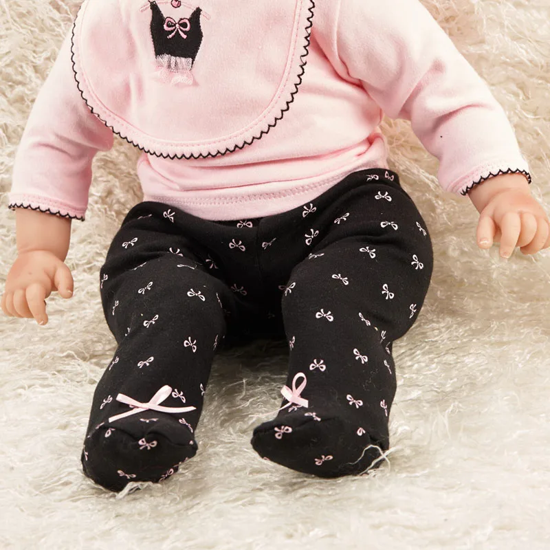 LEOOFU 50 см 20 дюймов bebe Кукла реборн Мягкие силиконовые куклы для новорожденных и
