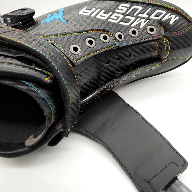 Бесплатная доставка взрослые скоростные коньки Mcgala M8 сапоги|speed skating boots|boot skateboots