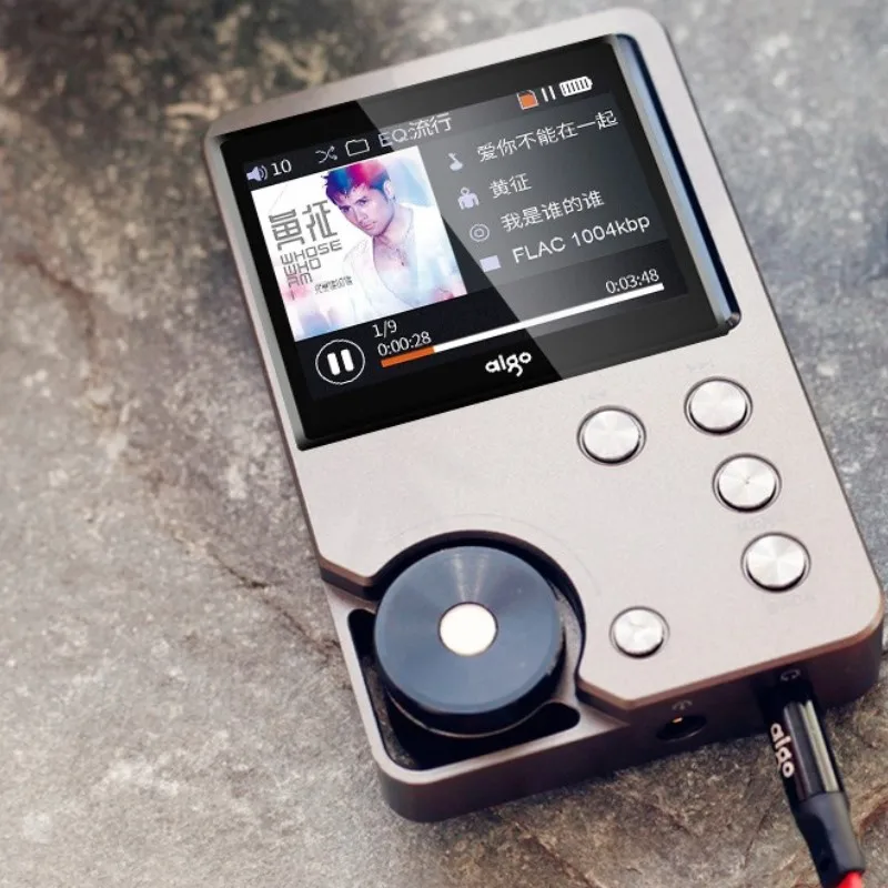 Aigo MP3-105PLUS высокого разрешения музыкальный плейер в машине Mp3 Hi-Fi Flac Портативный мини DSD128 без потерь декодирования музыкальный плеер Mp3 с Экран