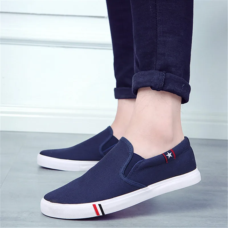 

Men's Vulcanize Shoes Canvas Male Sneakers Fashion Solid Lovers Shoes Rubber Flat Sneaker Casual Male Shoes Zapatillas Hombre