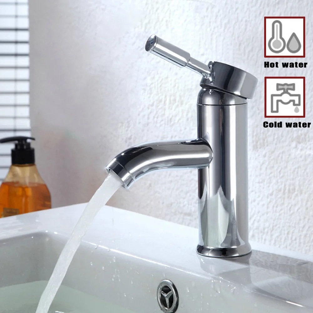 Портативный кран для раковины из нержавеющей стали ванной комнаты без мягкого