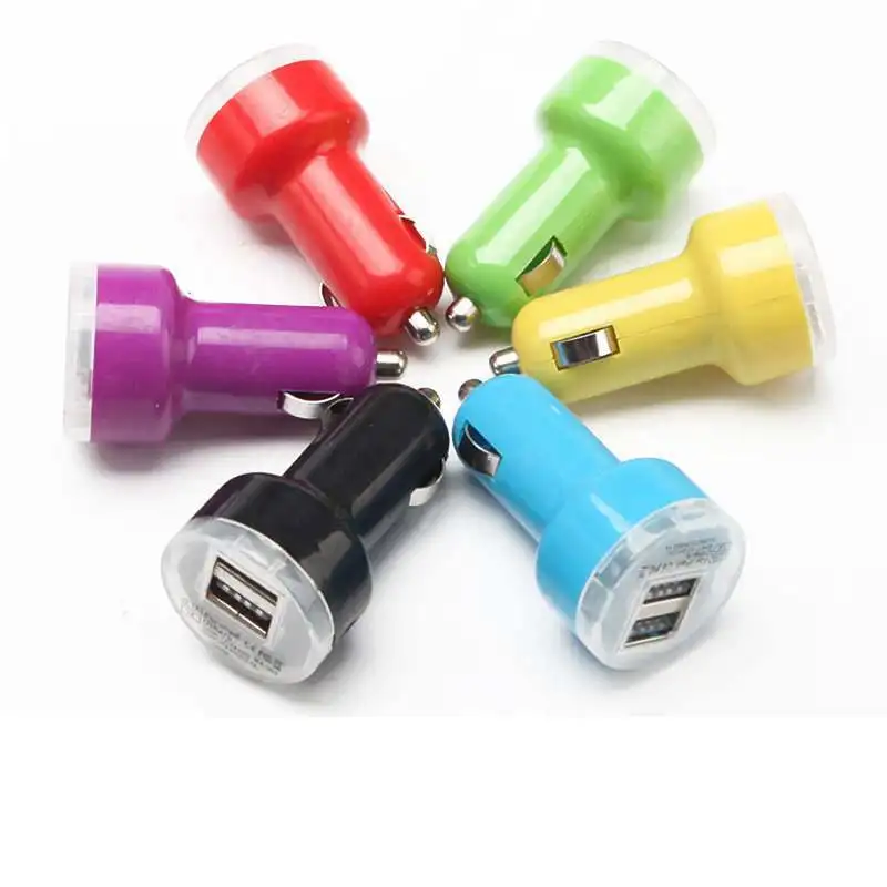 Автомобильное USB зарядное устройство, зарядное устройство для мобильного телефона, 2 порта, USB Автомобильное зарядное устройство для samsung Xiaomi, зарядное устройство для мобильного телефона