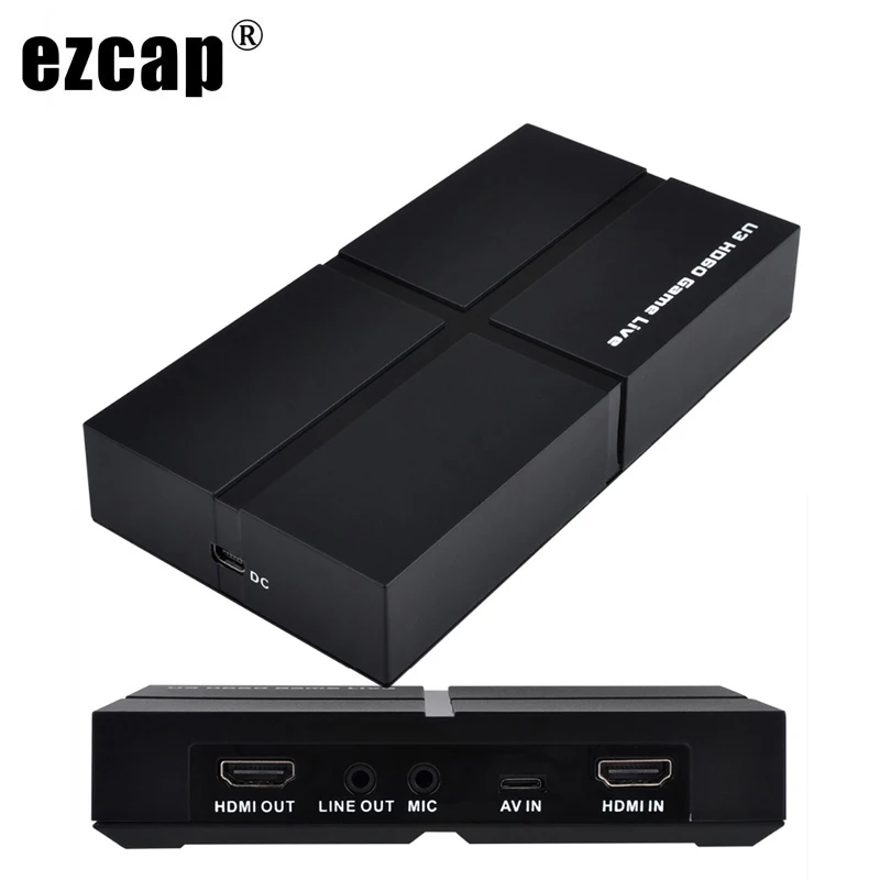 USB 3,0 HDMI AV CVBS компонентная Карта видеозахвата игровая записывающая коробка с микрофоном, HD камера видеоконференции медицинская прямая трансляция