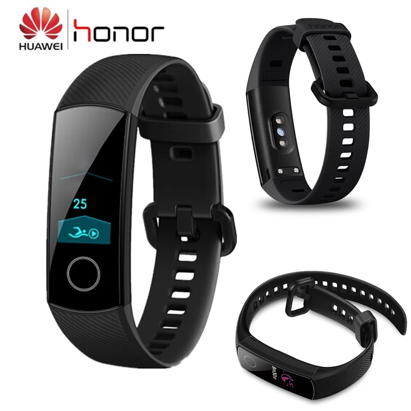 Huawei Honor Band 4 фитнес-браслет, водонепроницаемый, для плавания, для определения осанки, пульса, сна, оснастки, смарт-браслет, фитнес-трекер, Reloj