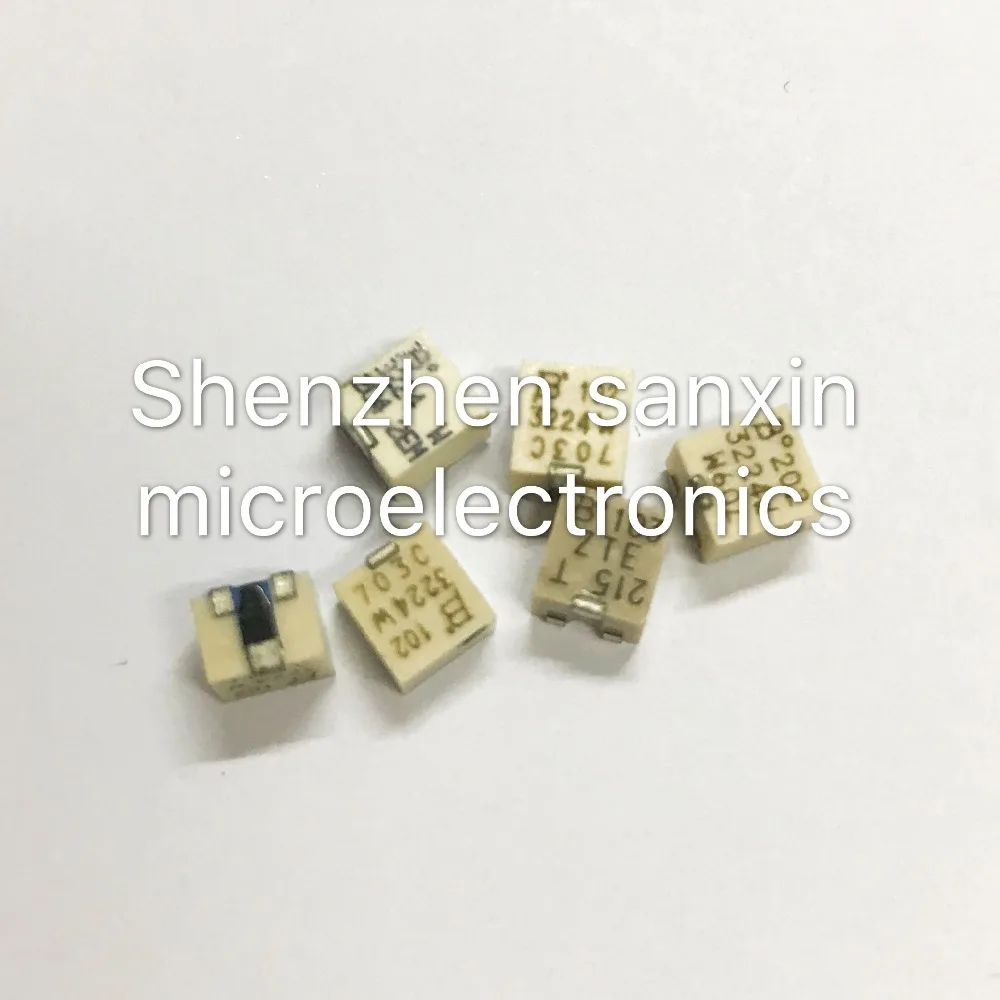 10pcs 3224W 4mm триммер SMD потенциометр с регулируемым сопротивлением 20K 50K 100K 200K 500K