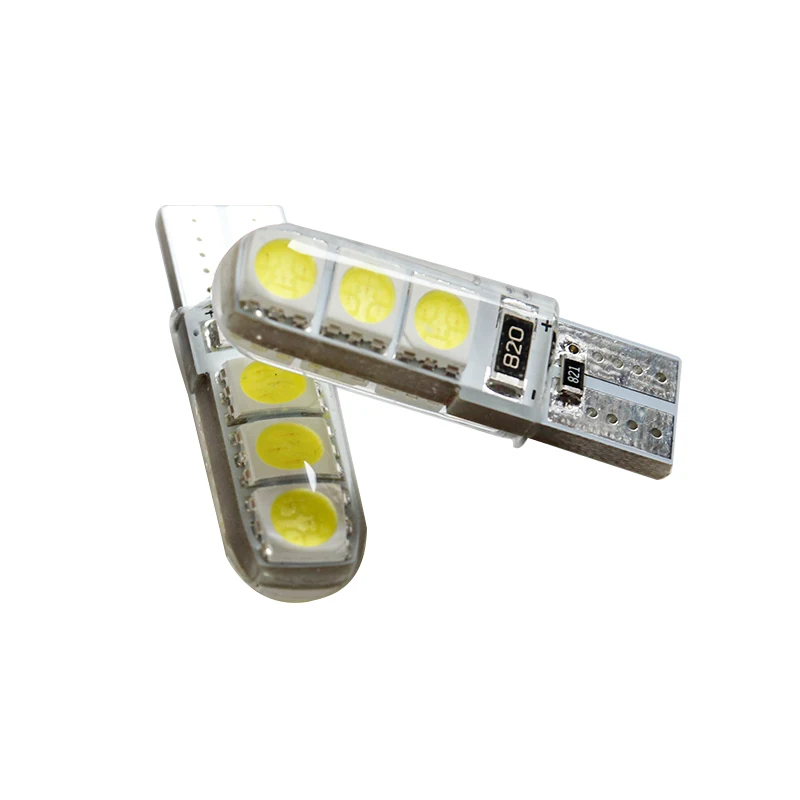 Новинка 2 шт. 6 SMD СВЕТОДИОДНЫЙ ные диодные лампы T10 кремниевые автомобильные