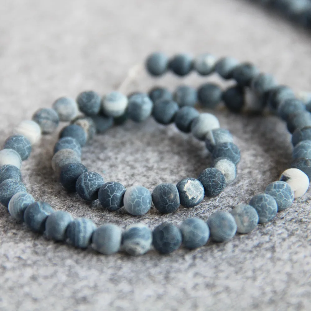 Лидер продаж для ожерелья и браслета 6 мм в полоску цвет темно синий рукоделия