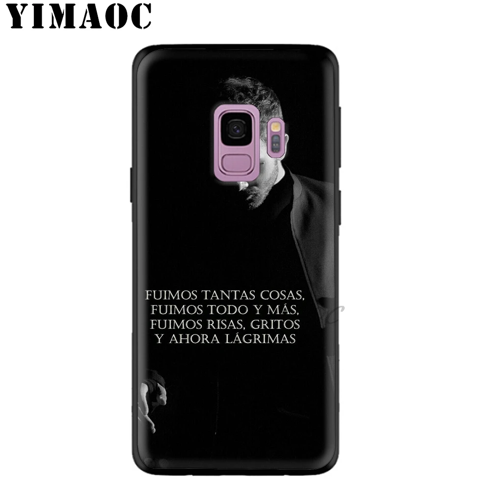 Мягкий силиконовый чехол YIMAOC Pablo Alboran Singer из ТПУ для Samsung Galaxy S10 S10e S9 S8 Plus S7 S6 Edge & J6 |