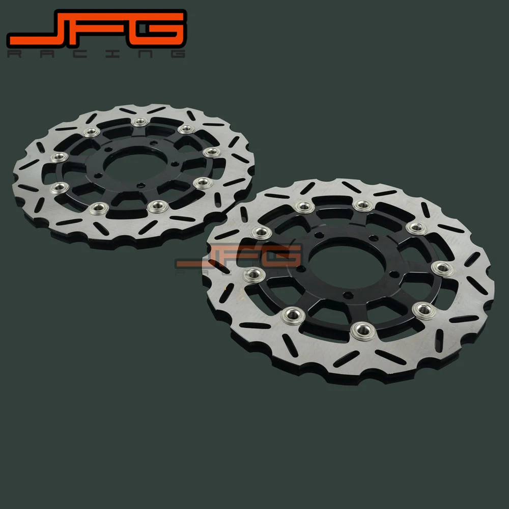 1 пара передних тормозных дисковых роторов мотоцикла для KAWASAKI ZX6RR ZX600 ZX 600 ZX6R ER6F ZX-6R