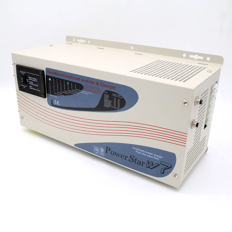 Пиковая мощность 6000 Вт ЖК дисплей 2000 dc24v к ac220v низкочастотный инвертор с чистым