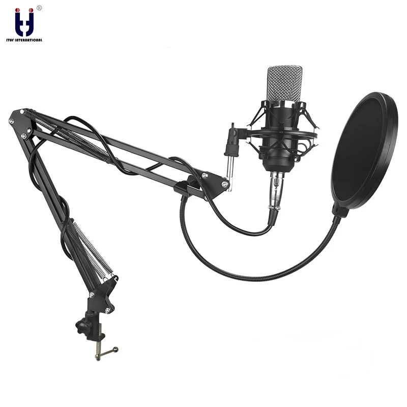 Ituf BM 700 Professional Studio вещания и Запись конденсаторный микрофон набор в том числе: +