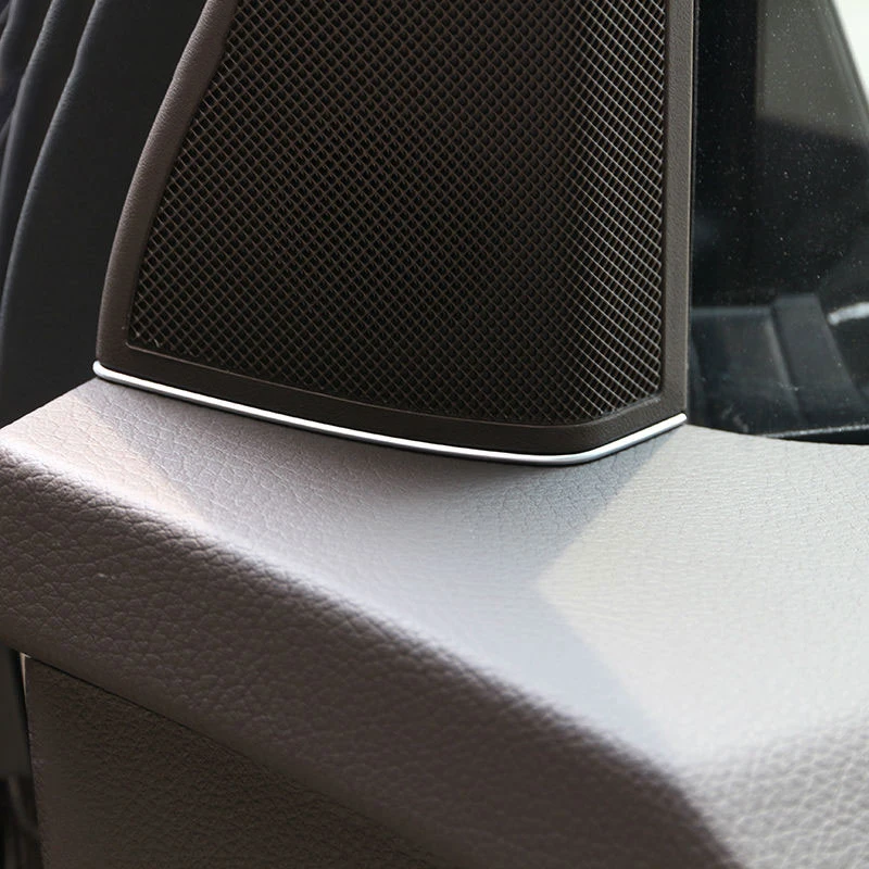 

2pcs Chrome Door Speaker Cover Trim Sequins Decoration For Mercedes Benz GLK X204 GLK200 260 2009-2015 Car Styling Acessories