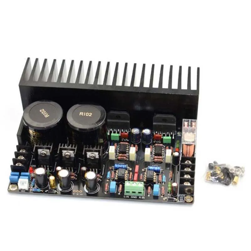 Новый M3886 JRC5534DD OP07 Максимальная выходная мощность 2x68 Вт HIFI Музыка Аудио DIY