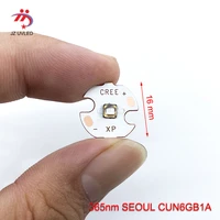 seoul near uv led 365nm ca3535 series cun6gb1a beads for uv gel curing fluorescence detection 16mm flashlight copper substrate