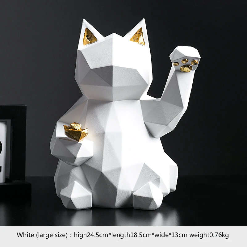 Счастливый Кот Украшения Креативные украшения для дома maneki neko ev aksesuarlari fengshui