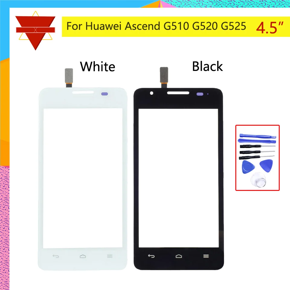 Новый 4 5 &quotдля Huawei Ascend G510 G520 G525 U8951 t8951сенсорный экран Сенсорная панель дигитайзер