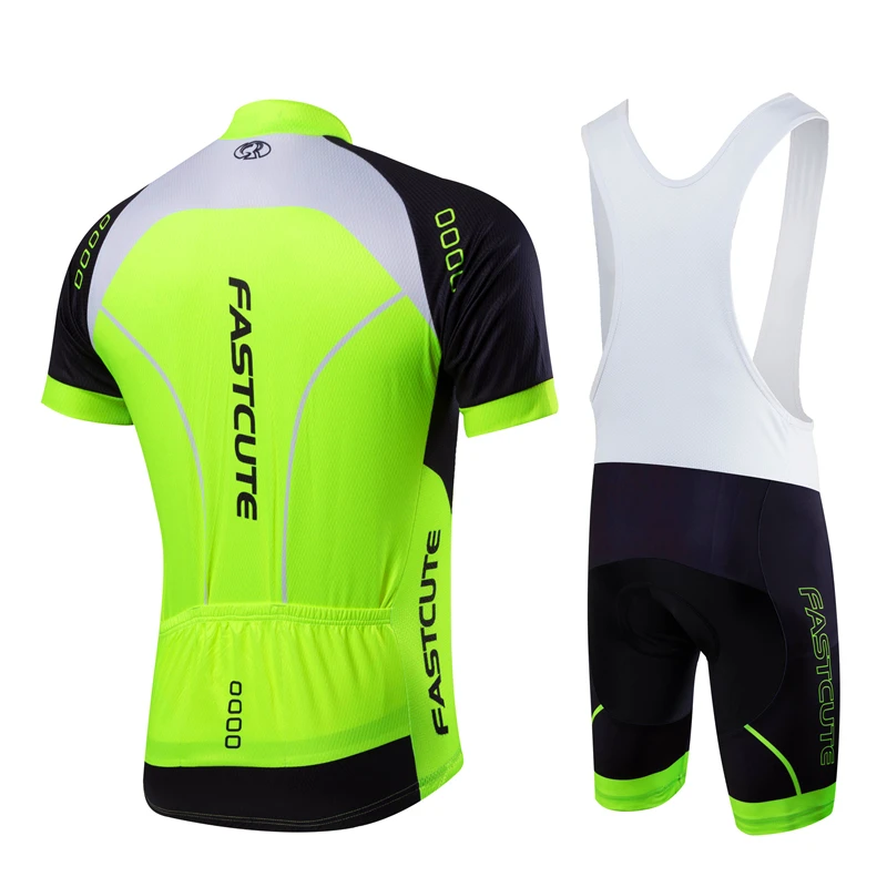 FASTCUTE Cycling clothing set men short set gel pad breathable ropa ciclismo quick dry conjunto ciclismo#65