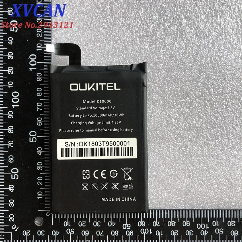 Oukitel k10000 батарея высокого качества оригинальная большая емкость 10000 мАч для oukitel