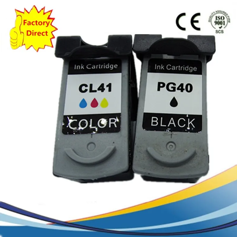 CL-41 CL-41XL CL41XL CL41 CL 41 XL 41XL чернильные картриджи восстановленные Pixma JX500 JX510P MP210 MP450 MP470 принтер - Цвет: 1SET