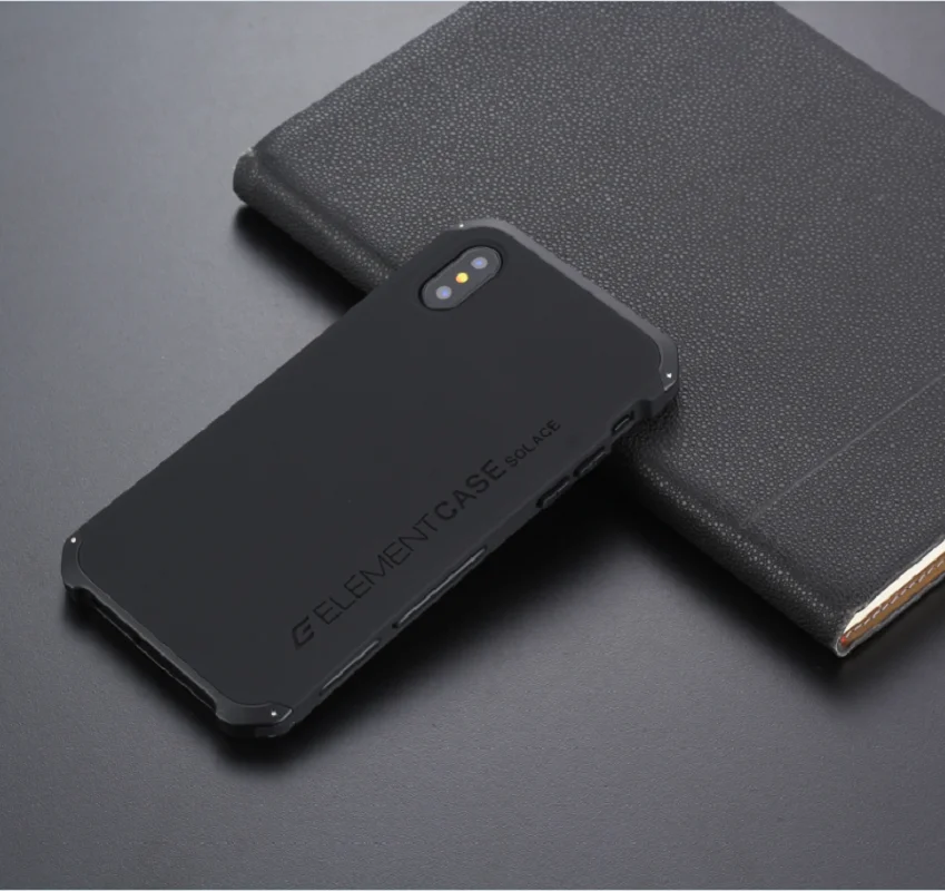 Luxury Element Phone Bag Cases for iPhone X with Designer's Aluminium and Hard Back PC Case For 5.8&quotinch Protector | Мобильные
