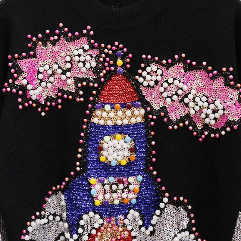 Женский трикотажный костюм из двух предметов свитер с длинными рукавами и