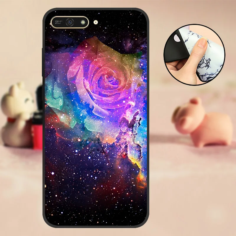 LXKMD Силиконовый чехол для телефона huawei Y6 ATU-L21, чехол-бампер для huawei Y6 Prime, силиконовый чехол для huawei Honor 7A Pro Coque - Цвет: LXKMD