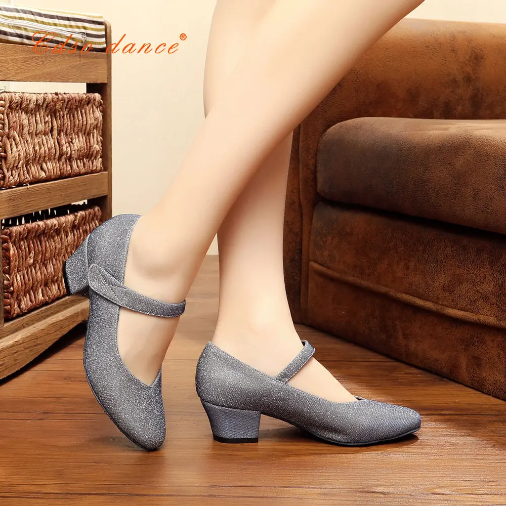 Cdso танцевальная Брендовая обувь из натуральной кожи женская бальная для