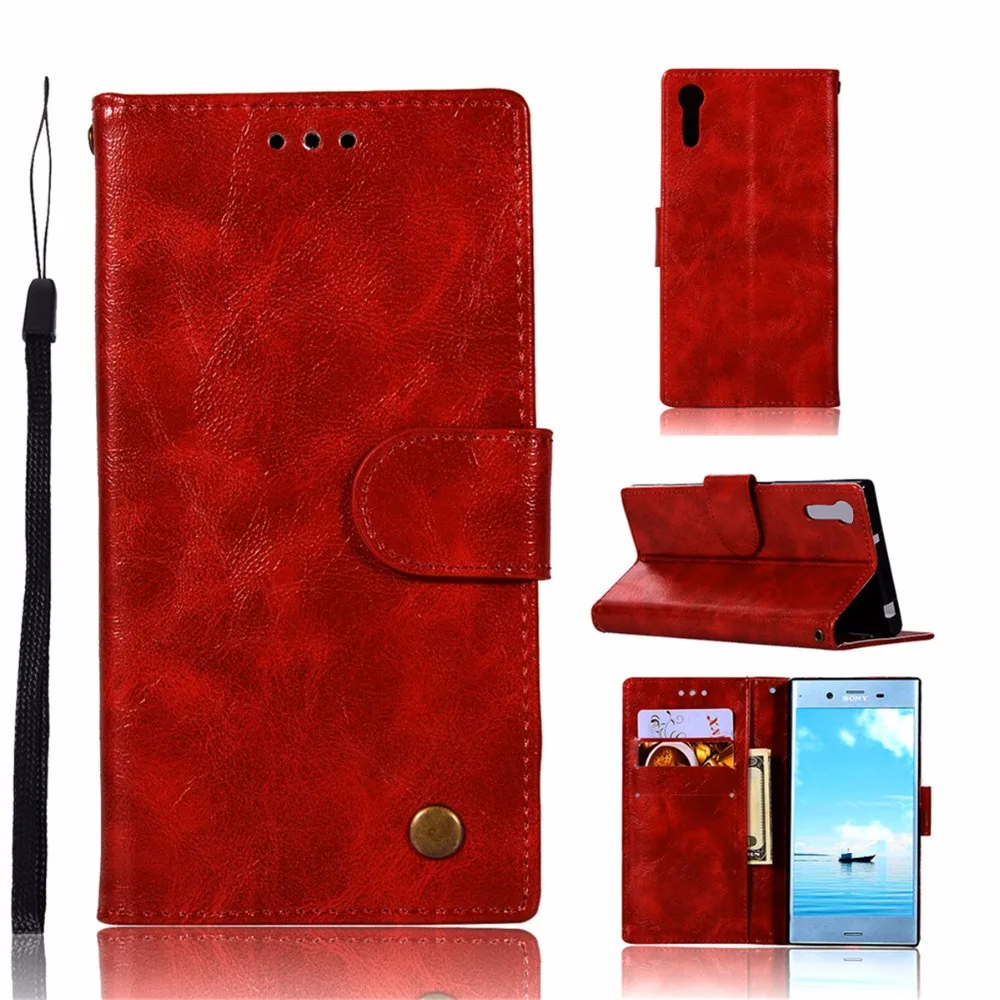 Модный чехол-кошелек для телефона Sony Xperia XZ F8332 / XZS G8232 чехол 5 2 дюйма в стиле ретро