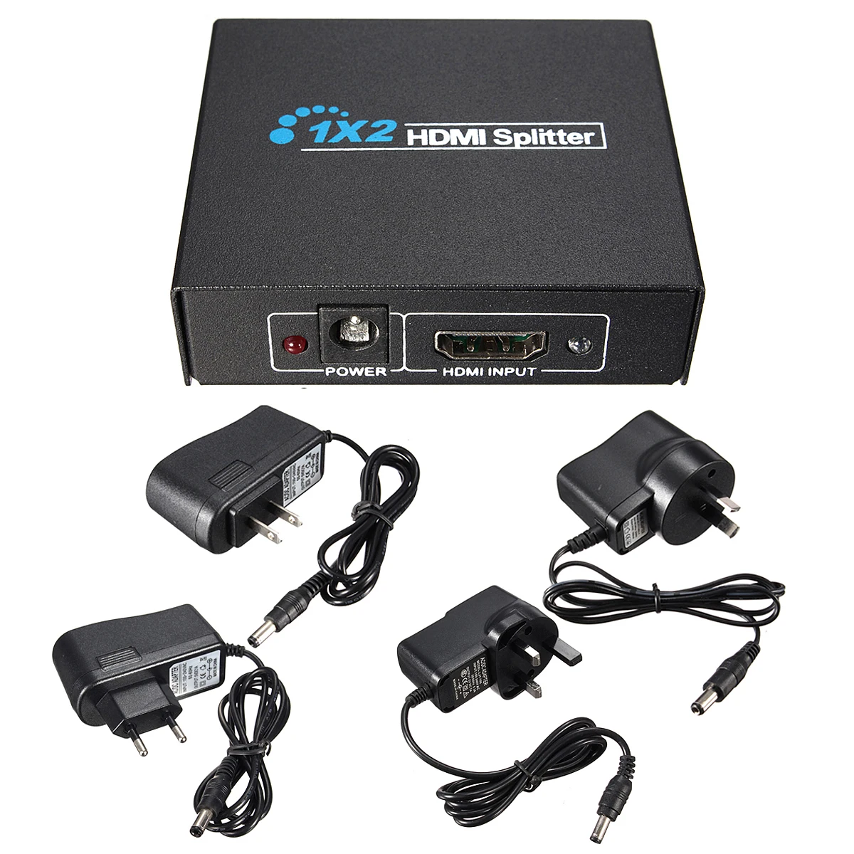 LEORY DC 5 В 1A 3D 1080 P коробка переключения Hub1x2 Порты и разъёмы HD разветвитель усилитель