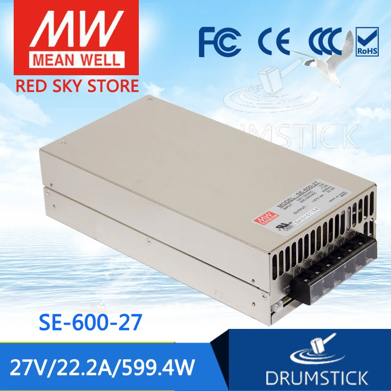 

patriotic MEAN WELL SE-600-27 27V 22.2A meanwell SE-600 27V 599.4W Single Output Power Supply
