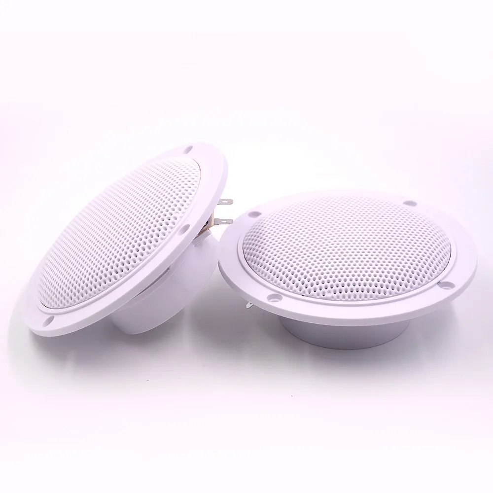

1Pair 120Watts 4inch 2 Way Marine Waterproof Speakers Motorcycle For ATV UTV SPA Golf Marine Boat SPA Outdoor Speaker